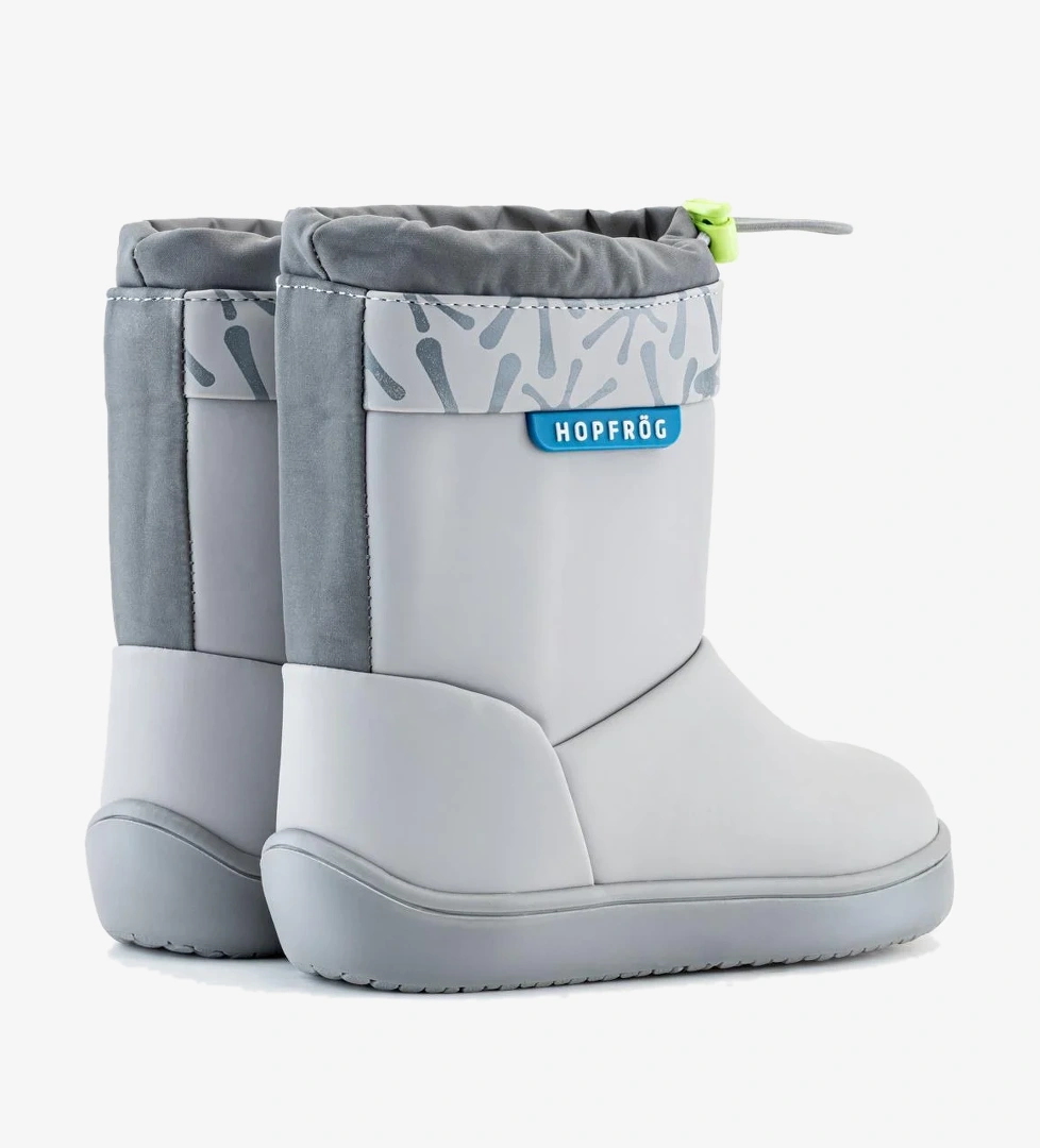 Rain Boots Süper Mat Havalı Gri Suya ve Soğuğa Dayanıklı Barefoot Çocuk Botu - Görsel 1